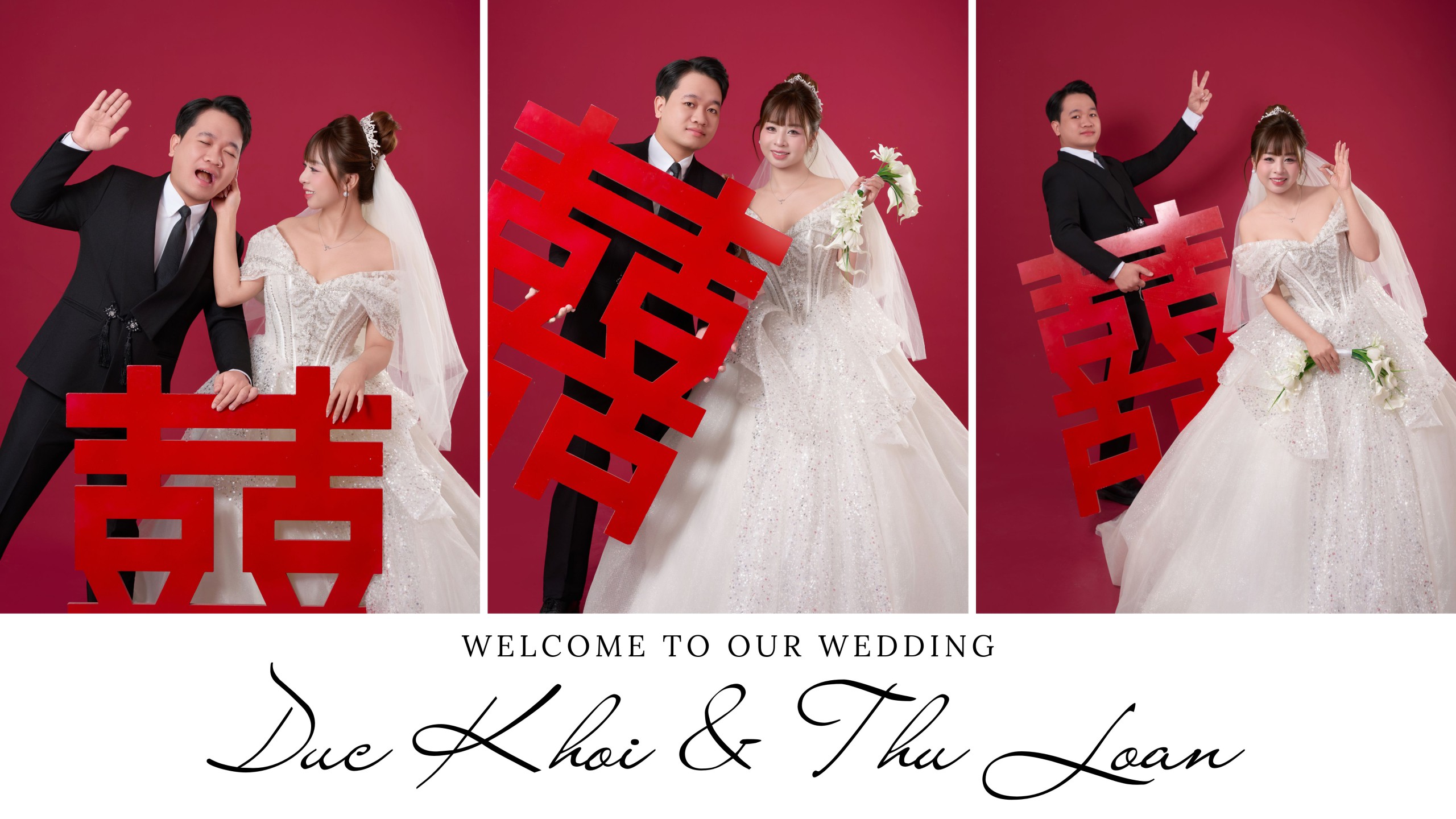 THIỆP CƯỚI  ĐỨC KHÔI – THU LOAN